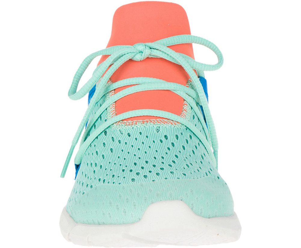 Merrell Sneakers Dame - Flora Kindred - Mintgrønne/Orange - HJG170582